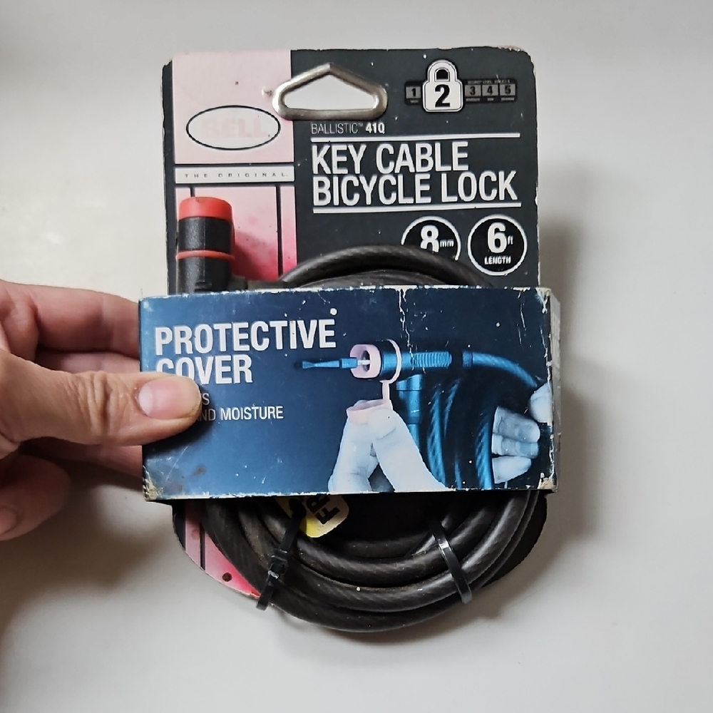 Ballistic 410 Bicycle Cable/Lock, Keyed, 8mm x 6-Ft. 7122013